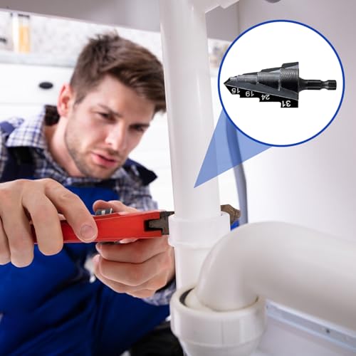 Zunishaone Reamer -Bohrer, Hochleistungsrohr -Reisbohrer Bits, Multifunktional hoher Härte Stepper Drill Bit, Renovierung von stabil von Zunishaone