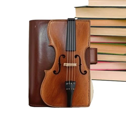 Zunishaone Schulhefter, Vintage-Notizbuch mit Violinen-Design, aus Kunstleder, für Studium, Lehrer, Universitäten, Notizen, Rezeptbuch für Schule, Meetings Zunishaone Schulhefter, Vintage-Notizbuch mit Violinen-Design, aus Kunstleder, für Studium, Lehrer, Universitäten, Notizen, Rezeptbuch für Schule, Meetings von Zunishaone