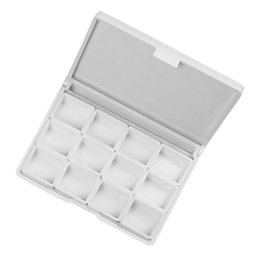 12 Well Lackspeicherbox Aquarell Mischschale Mit Staubdichtem Deckel Für Aquarellöl Acryl Gouaches Farben Tragbarer Gehäuse 12 Well Lackspeicherbox Aquarell Mischschale Mit Staubdichtem Deckel Für Aquarellöl Acryl Gouaches Farben Tragbarer Gehäuse von Zuoeay