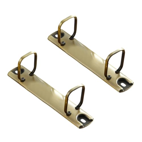 2pcs Zwei Loch Metall Bindungs ​​ Clip Klelringe Office Datei Organizer Für Dokumentpapier Büroversorgungen Metall Zwei Lochringe von Zuoeay