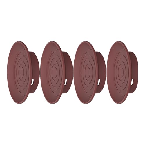 4 Teilige Silikonweinbecherabdeckungen Mit Snacks Tabletts Effizienter Geschirrspüler Sicherer Mehrzweckküchen Zubehör Silikonbecherabdeckungen Tabletts von Zuoeay