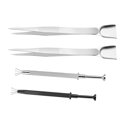 4PCS Schmuckreparaturwerkzeuge Mit Sicherem Für Perlen Und Miniaturkomponenten Arbeit Aluminiumlegierung Piercing Ball Precisionen Preping Tools Für Schmuck von Zuoeay