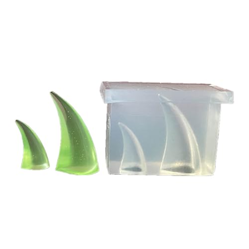 Exquisites Harzform Teufel Klauenhörner Silikon Einzigartige Handwerksformen Stilvolles Accessoire Halloween Dekoration Halloween Dekoration Form von Zuoeay