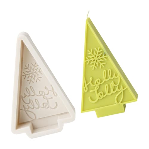 Flexible Silikonform Schneeflocken Weihnachtsbaum Kerzenform Duft Aromatherapys Herstellung Form Handgefertigter Ornament Form Weihnachtsbaumform von Zuoeay