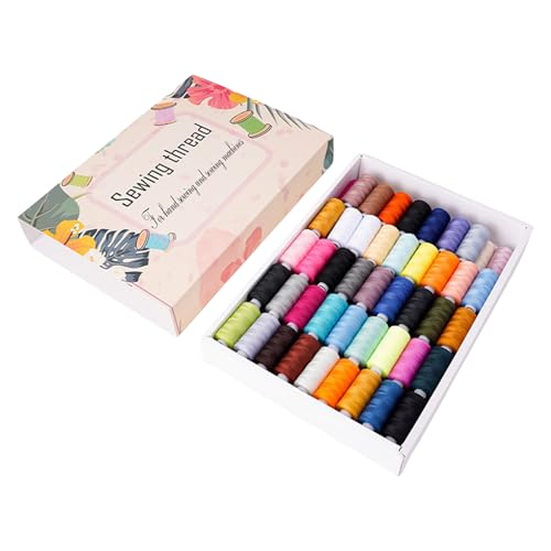 Nähfaden Zum Nähmaschinen Handnähten 88 Spulen Polyester Stickmaschine 400yds Polyester Stickfaden Nähfaden Zum Nähmaschinen Handnähten 88 Spulen Polyester Stickmaschine 400yds Polyester Stickfaden von Zuoeay