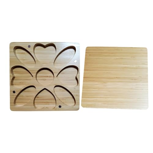 Perlenschalen Schmuck Crafting Teller Holz Design Bretter Perlen Organisieren Von Teller Geeignet Für Halskette Und Armband Halskette Armband Handwerkswerkzeug Geeignet von Zuoeay