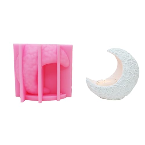 Silikon Crafting Schimmelmond Form Kerzenständer Kleine Blütenknopfformen Geeignet Für Hochzeiten Und Ausstellungen Kerzenständer Machen Schimmel von Zuoeay