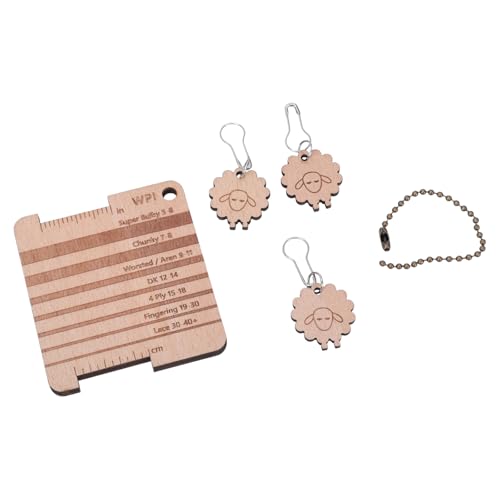Zuoeay Holz Strickwerkzeug Holzwickelkontrollkarte Garn Messung Häkelzubehör Für Projektnadel Lineal Zuoeay Holz Strickwerkzeug Holzwickelkontrollkarte Garn Messung Häkelzubehör Für Projektnadel Lineal von Zuoeay