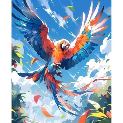 Malen nach Zahlen Kits Papagei, DIY Handgemalt Ölgemälde Kit für Kinder Anfänger und Erwachsene, Landschaft Digitales DIY Ölgemälde Set mit Pinseln und Acrylfarbe, Ohne Rahmen 30x40 cm Malen nach Zahlen Kits Papagei, DIY Handgemalt Ölgemälde Kit für Kinder Anfänger und Erwachsene, Landschaft Digitales DIY Ölgemälde Set mit Pinseln und Acrylfarbe, Ohne Rahmen 30x40 cm von Zuooyi