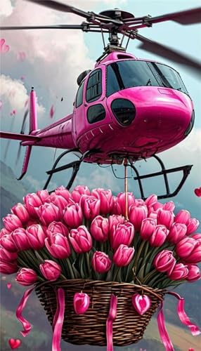 Zuooyi DIY Diamond Painting Set Groß 85x175cm,Hubschrauber 5D Diamant Painting Bilder Erwachsene,Square Vollbohrer Diamanten Malerei Stickerei Kreuzstich Home Wand Dekor Rosa Tulpen Zuooyi DIY Diamond Painting Set Groß 85x175cm,Hubschrauber 5D Diamant Painting Bilder Erwachsene,Square Vollbohrer Diamanten Malerei Stickerei Kreuzstich Home Wand Dekor Rosa Tulpen von Zuooyi