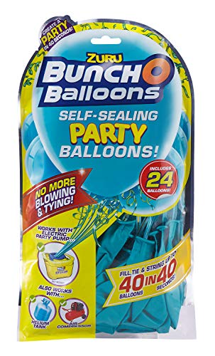 Zuru 51673 - Bunch O Balloons Party, 40 Ballons in 40 Sekunden, Refill Pack mit 24 Ballons und Adapter, 8 fach sortiert, keine Auswahl möglich von Zuru