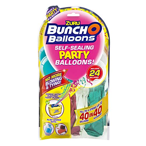 Zuru 51679 - Bunch O Balloons Party, 40 Ballons in 40 Sekunden, Refill Pack mit 24 Ballons und Adapter, 3 fach sortiert, keine Auswahl möglich von Zuru