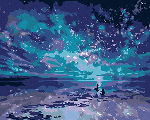 Zuty 1042160, Malen nach Zahlen-BLAUES POLARLICHT 40x50 cm ohne Keilrahmen Zuty 1042160, Malen nach Zahlen-BLAUES POLARLICHT 40x50 cm ohne Keilrahmen von Zuty