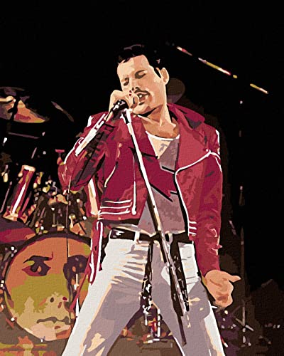 Zuty 1084240, Malen nach Zahlen-Freddie AUF DER BÜHNE 40x50 cm ohne Keilrahmen Zuty 1084240, Malen nach Zahlen-Freddie AUF DER BÜHNE 40x50 cm ohne Keilrahmen von Zuty