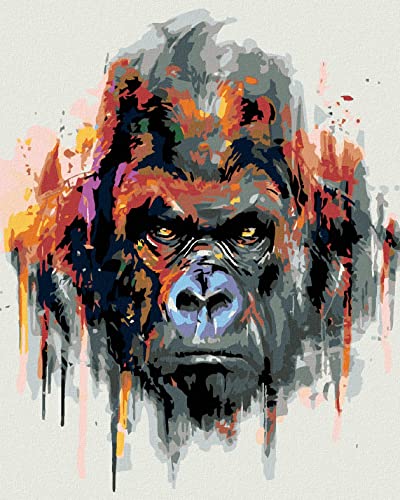 Zuty 1117240, Malen nach Zahlen-Gorilla 40x50 cm ohne Keilrahmen Zuty 1117240, Malen nach Zahlen-Gorilla 40x50 cm ohne Keilrahmen von Zuty