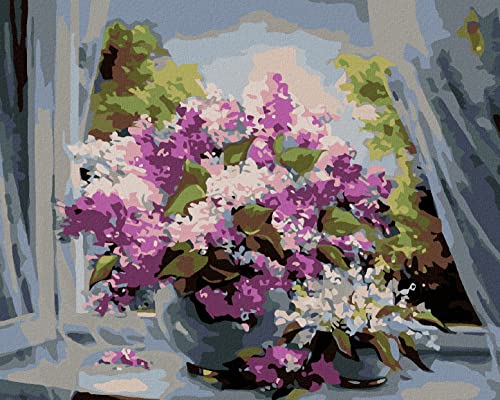 Zuty 1230210, Malen nach Zahlen-Flieder IN DER VASE 40x50 cm ohne Keilrahmen Zuty 1230210, Malen nach Zahlen-Flieder IN DER VASE 40x50 cm ohne Keilrahmen von ZUTY