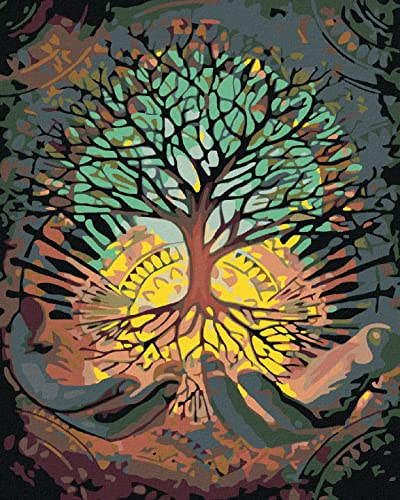Zuty 1519200, Malen nach Zahlen-GESCHENKTER Baum 40x50 cm ohne Keilrahmen Zuty 1519200, Malen nach Zahlen-GESCHENKTER Baum 40x50 cm ohne Keilrahmen von Zuty
