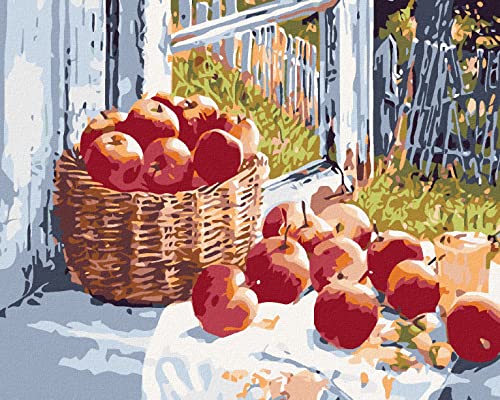 Zuty 1532232, Malen nach Zahlen-ÄPFEL AM Baum 80x100 cm ohne Keilrahmen Zuty 1532232, Malen nach Zahlen-ÄPFEL AM Baum 80x100 cm ohne Keilrahmen von Zuty
