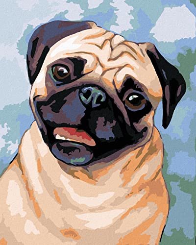 Zuty 333240, Malen nach Zahlen-BRAUNER MOPS 40x50 cm ohne Keilrahmen Zuty 333240, Malen nach Zahlen-BRAUNER MOPS 40x50 cm ohne Keilrahmen von Zuty