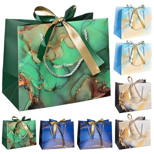 Zuxbolf 8 Stück Geschenktüten mit Henkel 25 * 20 * 12.7cm Geschenktaschen Geschenktüten Geburtstag Papiertüten groß Geschenkverpackung Gift Bags für Hochzeit Feier Party Weihnachten Neujahrsgeschenk Zuxbolf 8 Stück Geschenktüten mit Henkel 25 * 20 * 12.7cm Geschenktaschen Geschenktüten Geburtstag Papiertüten groß Geschenkverpackung Gift Bags für Hochzeit Feier Party Weihnachten Neujahrsgeschenk von Zuxbolf