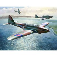 Britischer Bomber Fairey Battle von Zvezda