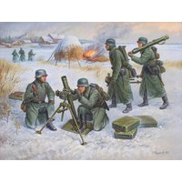 Deut. 80-mm Mörser m.Crew (Winter) von Zvezda