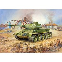 T-34/85 Soviet Medium Tank WWII von Zvezda