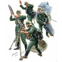 WWII Fig.-Set Dt.Mörser-Trupp(4)42 von Zvezda