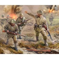 WWII Figuren-Set Sov. Infanterie (10) von Zvezda