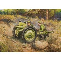 WWII Soviet 76 mm Geschütz WWII Soviet 76 mm Geschütz von Zvezda