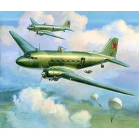 WWII Wargame AddOn Sov.Li-2 Transportflugzeug von Zvezda