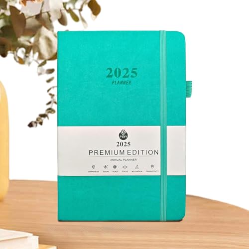 2025 Planer Notizbuch, Jahresplaner 2025, Mehrzweck-Notizbuch, A5 Veranstaltungsplaner, Notizblock für Arbeitszeitplan, Termine 2025 Planer Notizbuch, Jahresplaner 2025, Mehrzweck-Notizbuch, A5 Veranstaltungsplaner, Notizblock für Arbeitszeitplan, Termine von Zvn Zojne