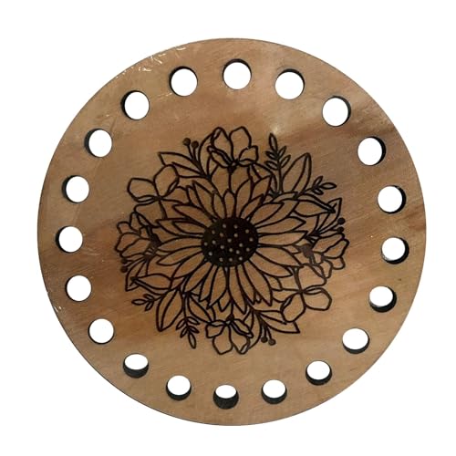 Blumendekorationen aus Holz, moderne Skulpturen, Heimdekoration | vielseitige Sonnenblumendekorationen, elegante Stickgarn-Organizer, ästhetische Raumdekoration von Zvn Zojne