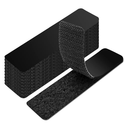 Klettband,Hochleistungs-Montageband - Klebrige schwarze starke Pads - Doppelseitige Klebestreifen, doppelseitiges Montageband, flexibel für Haken Klettband,Hochleistungs-Montageband - Klebrige schwarze starke Pads - Doppelseitige Klebestreifen, doppelseitiges Montageband, flexibel für Haken von Zvn Zojne
