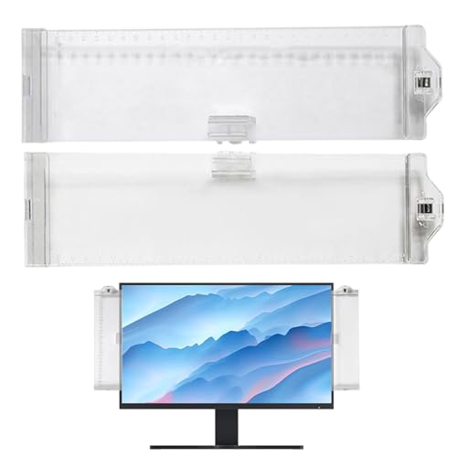 Memoboard für Computer-Monitor, Seiten-Monitor, Haftnotizen, transparentes Memo-Display, Seitenwand, multifunktionales Display für Nachrichten von Zvn Zojne