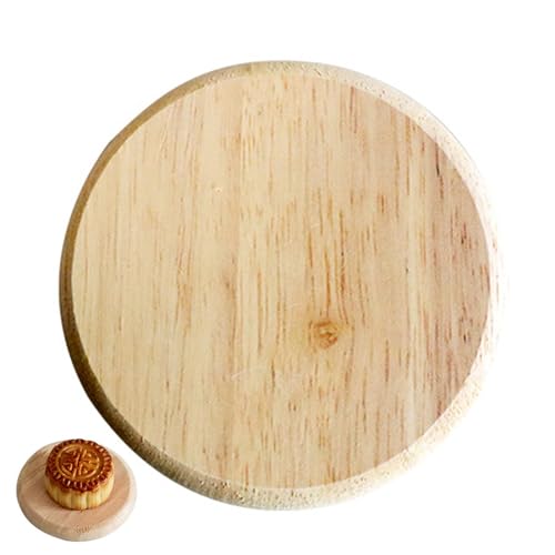 Unvollendete Untersetzer aus Holz – runde Untersetzer aus unbehandeltem Holz | Untersetzer aus Holzbrettern | dicke Untersetzer zum Basteln, Basteln, Zeichnen, Malen, Dekorationszubehör von Zvn Zojne