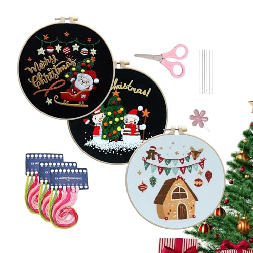 Zvn Zojne Weihnachtsstickset, Stickset für Weihnachten, Stickset für Anfänger, Urlaubsnähen, exquisite Weihnachtshandwerksbedarf, Webzubehör für Liebhaber, Freunde Zvn Zojne Weihnachtsstickset, Stickset für Weihnachten, Stickset für Anfänger, Urlaubsnähen, exquisite Weihnachtshandwerksbedarf, Webzubehör für Liebhaber, Freunde von Zvn Zojne