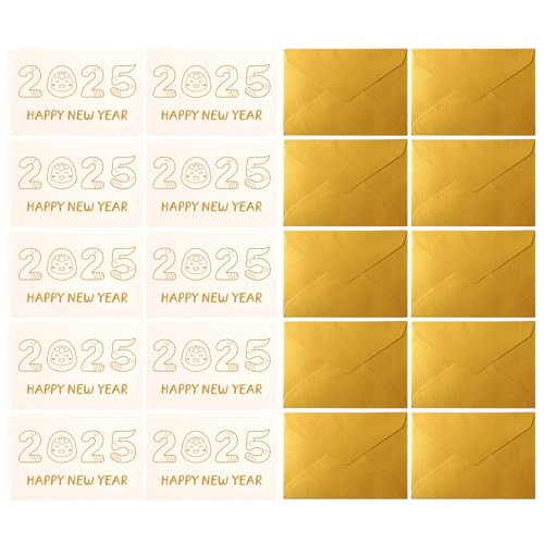 10 x Cartoon-Weihnachtskarten mit Umschlag 15,2 x 10,2 cm, Frühlingsfest-Karte für Männer und Frauen 10 x Cartoon-Weihnachtskarten mit Umschlag 15,2 x 10,2 cm, Frühlingsfest-Karte für Männer und Frauen von ZwaitL