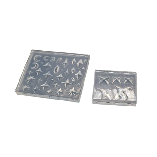 2 Stück/Set, leicht zu reinigende Silikonform, geformte Steine, Schmuckzubehör, Gießen für Liebhaber 2 Stück/Set, leicht zu reinigende Silikonform, geformte Steine, Schmuckzubehör, Gießen für Liebhaber von ZwaitL
