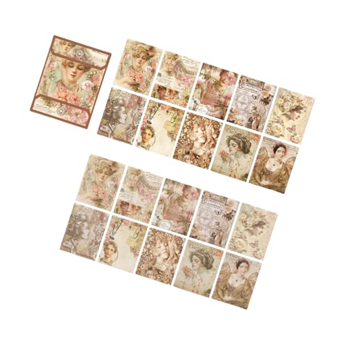20 Blatt Retro Ästhetisches Dekorpapier Scrapbooking Dekoration Papier für Journal Notizbuch Fotoalbum und Kunst Handwerk Journaling Blätter 20 Blatt Retro Ästhetisches Dekorpapier Scrapbooking Dekoration Papier für Journal Notizbuch Fotoalbum und Kunst Handwerk Journaling Blätter von ZwaitL