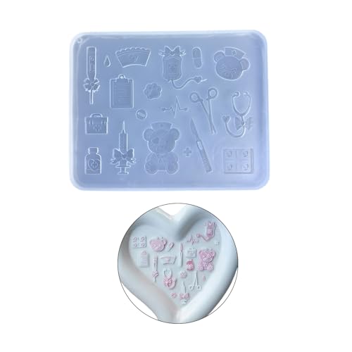 Bear Doctor Zubehör Tropfform Ornamente Formen Silikon Ton Formen für Handarbeit Bear Doctor Zubehör Tropfform Ornamente Formen Silikon Ton Formen für Handarbeit von ZwaitL