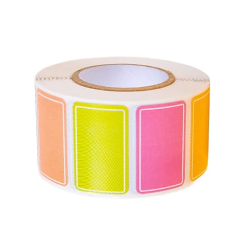Bunte Klebeetiketten für Zuhause, Büro, Organisation, Bastelprojekte, mit schnell trocknendem Stift, Kompatibilität mit Bürobedarf, Klebeetiketten von ZwaitL