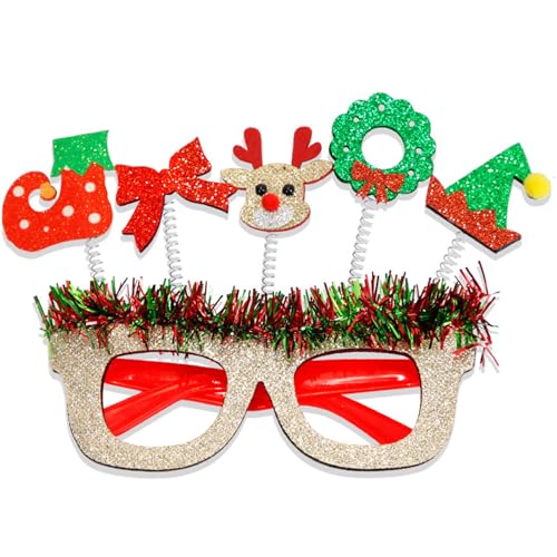 Dekoration Kostüm Brillenrahmen Raffiniert Unisex Brille Brillenrahmen für Weihnachten Feier Dekoration Kostüm Brillenrahmen Raffiniert Unisex Brille Brillenrahmen für Weihnachten Feier von ZwaitL