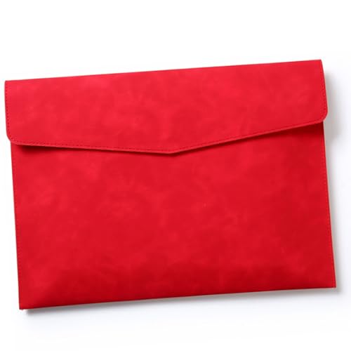 Dokumentenmappe aus PU-Leder, mit Verschluss, wasserabweisend, 100 Blatt Kapazität, für Büro, PU-Dokumentenmappe Dokumentenmappe aus PU-Leder, mit Verschluss, wasserabweisend, 100 Blatt Kapazität, für Büro, PU-Dokumentenmappe von ZwaitL