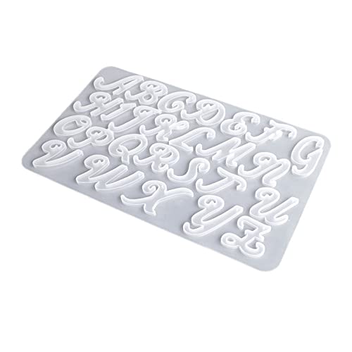 Epoxid-Formen für Buchstaben-Ornamente, zur Herstellung von Schlüsselanhängern aus Kunstharz, umgekehrte Silikonformen für Epoxidgusszubehör Epoxid-Formen für Buchstaben-Ornamente, zur Herstellung von Schlüsselanhängern aus Kunstharz, umgekehrte Silikonformen für Epoxidgusszubehör von ZwaitL