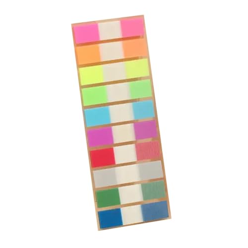 Farbige PET-Etiketten, 100/120 Stück, wiederpositionierbar, beschreibbar, selbstklebend, PET-Notizen, Seitenmarker für Notizbuch, Planer, Ordner, Klebeetiketten Farbige PET-Etiketten, 100/120 Stück, wiederpositionierbar, beschreibbar, selbstklebend, PET-Notizen, Seitenmarker für Notizbuch, Planer, Ordner, Klebeetiketten von ZwaitL