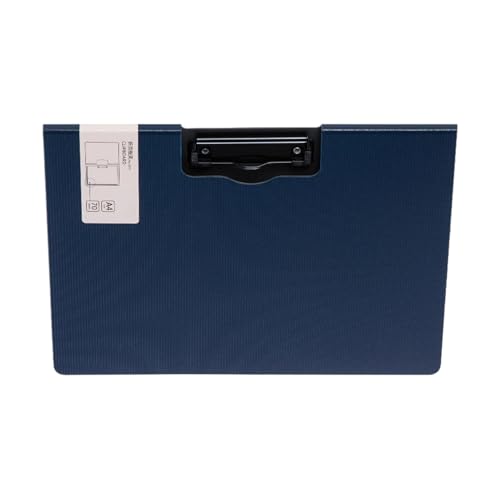 Klemmbrett mit doppeltem Metallclip, Standardgröße, umklappbares Klemmbrett, Dokumentenmappe für Büro, Schule, platzsparend, horizontal, Aktenordner Klemmbrett mit doppeltem Metallclip, Standardgröße, umklappbares Klemmbrett, Dokumentenmappe für Büro, Schule, platzsparend, horizontal, Aktenordner von ZwaitL