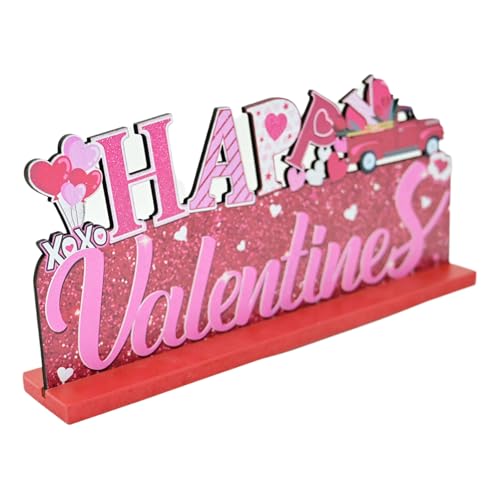 Künstlerische Holzschnitzerei Desktop Ornament Valentinstag Dekoration Festival Tischbedarf Hochzeit Party Zubehör von ZwaitL