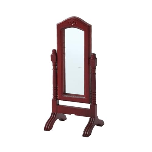 Miniatur-Puppenhäuser Ankleideglas im Maßstab 1:12, Schlafzimmerzubehör, Bodenglas für Vintage-Modellprojekt, Szenendekoration, Miniatur-Möbelbeschlag von ZwaitL