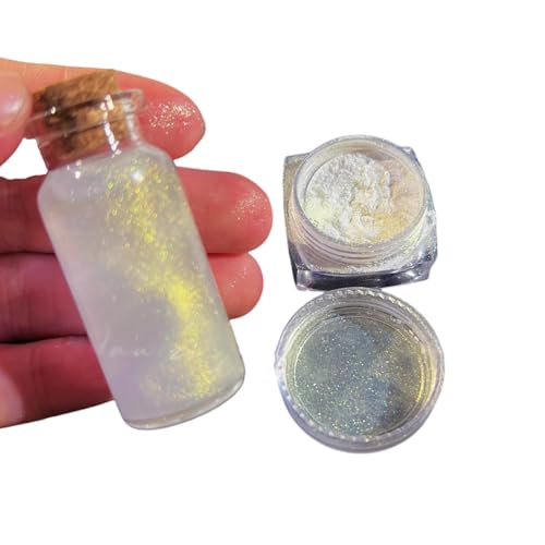 Multifunktionales Glitzerpulver, Schmuckherstellung, lebendige Farben für Harzherstellung, Bastelarbeiten, Glitzerpulver von ZwaitL